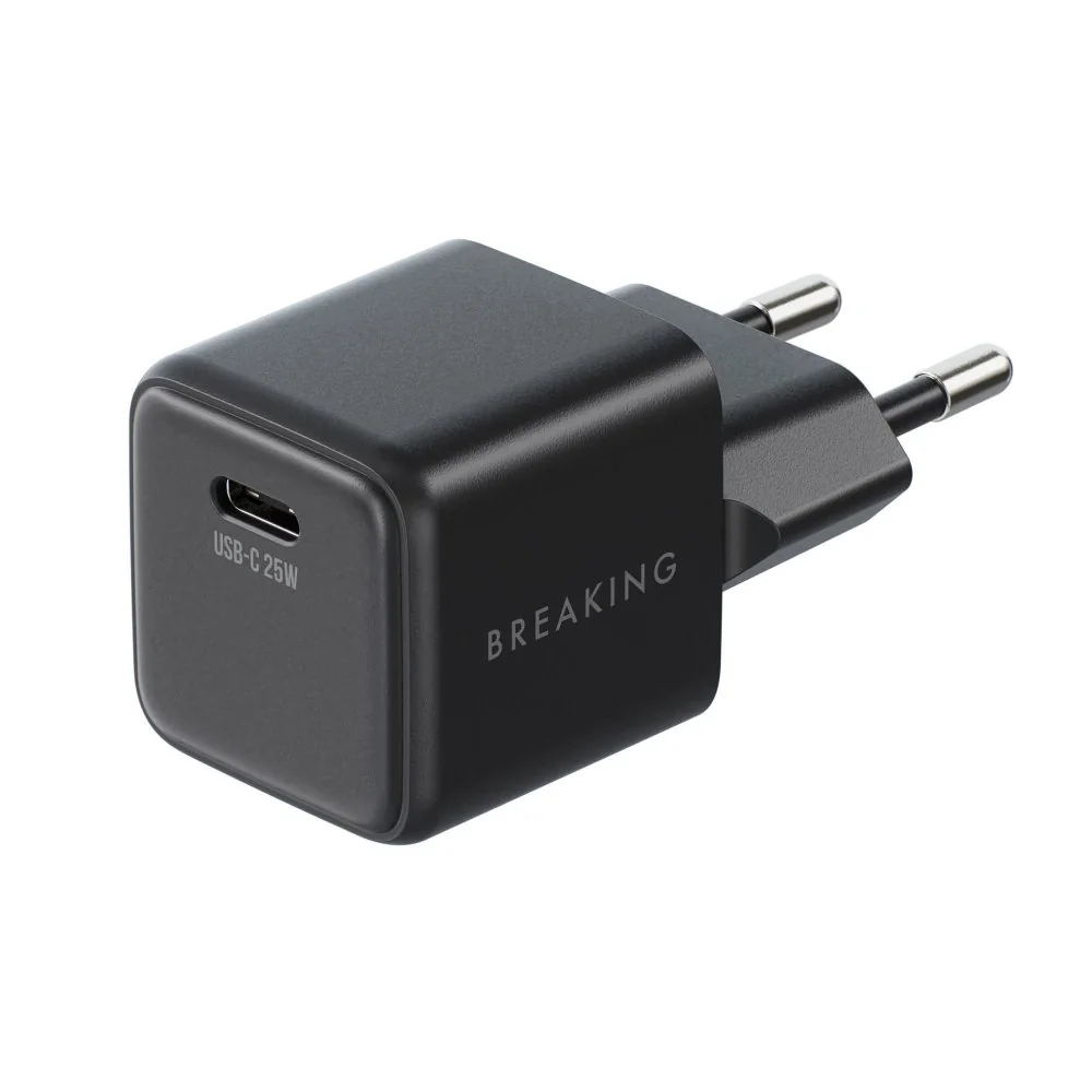 Адаптер Breaking P-09 GaN USB-C 25W (Black)