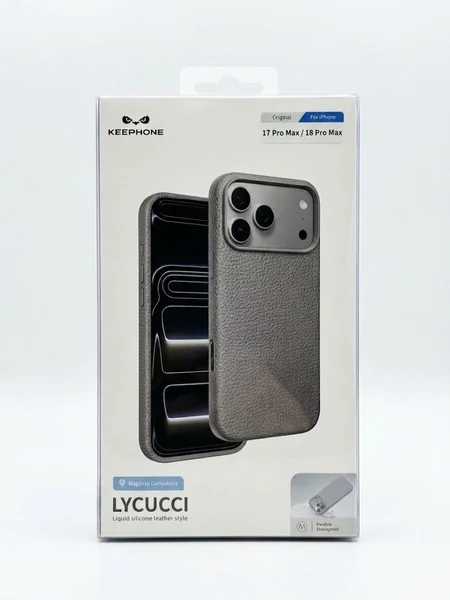 Защитный чехол Keephone Lycucci с Magsafe для 17 Pro Max / 18 Pro Max (Серый)