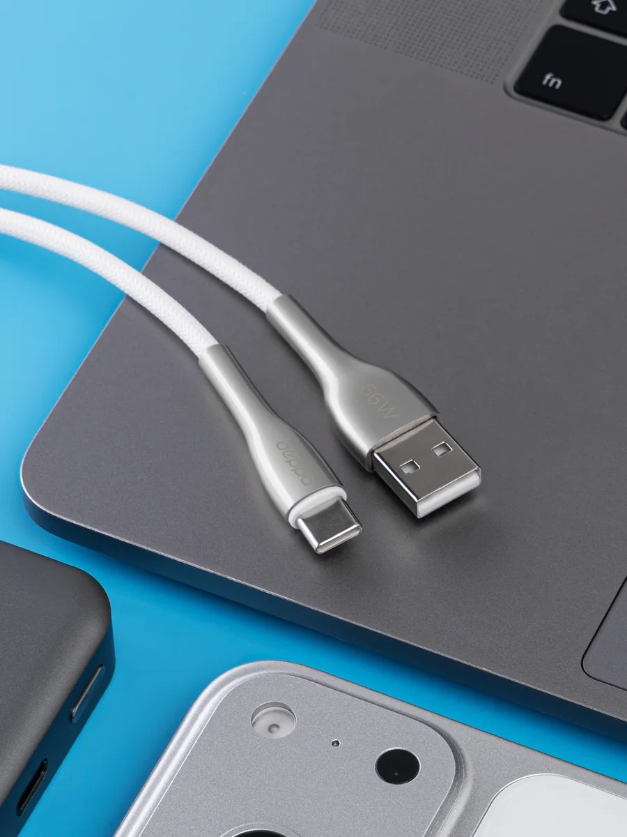 Кабель Deppa Apollo USB-A - USB-C 66W (1m)