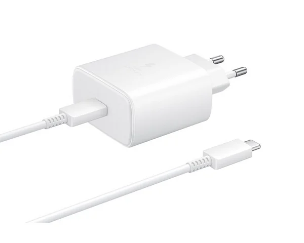 Адаптер Samsung USB-C 45W с кабелем USB-C 1.8m (White)