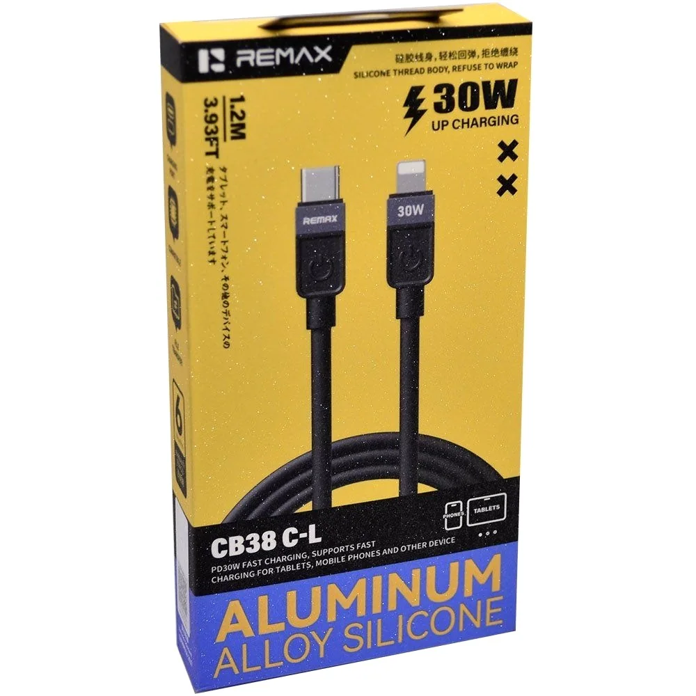 Кабель Remax USB-C - Lightning  CB38 1.2m 30W