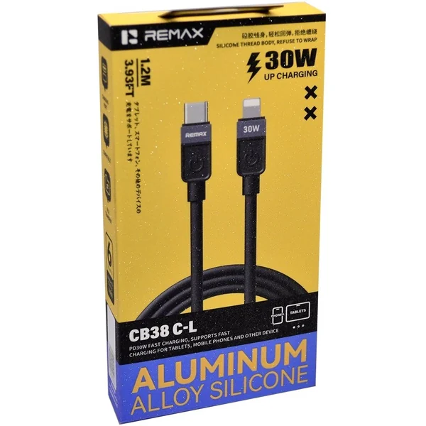 Кабель Remax USB-C - Lightning  CB38 1.2m 30W