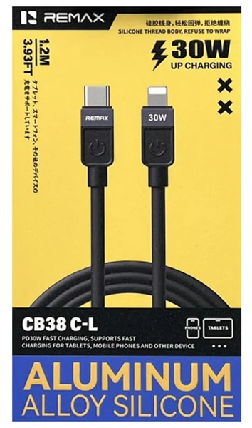 Кабель Remax USB-C - Lightning  CB38 1.2m 30W