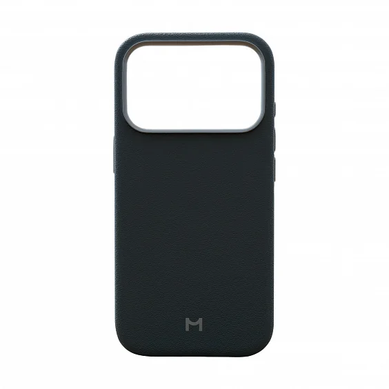 Чехол Magssory для iPhone 17 Pro Max, экокожа, с магнитами, совместимый с MagSafe (midnight)