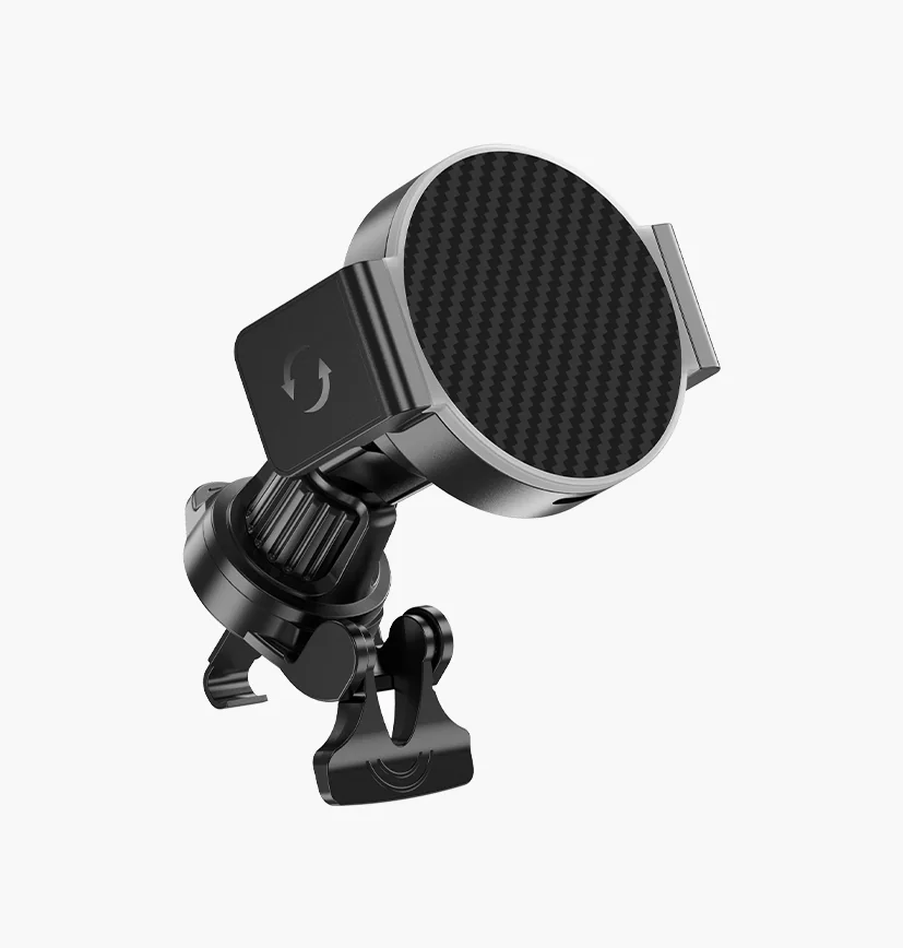 Автомобильный держатель Keephone KevlarTap MagSafe с беспроводной зарядкой (Black)