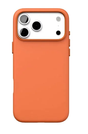 Накладка силиконовая Li Case L17 для iPhone 17 Pro Max (Orange)