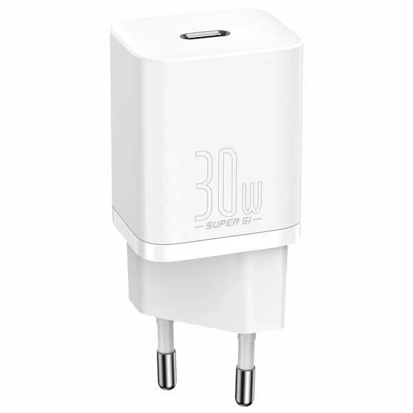Адаптер Baseus Super Si USB-C 30W (White)