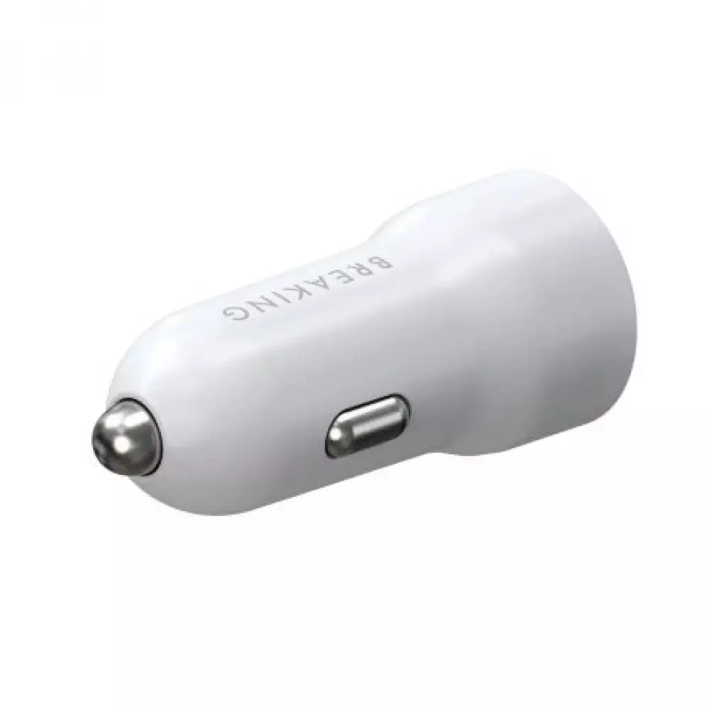 Автомобильное зарядное устройство Breaking A02 USB-C 20W (White)