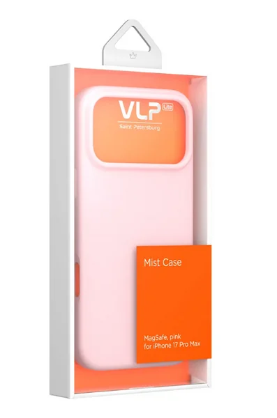 Чехол VLP LITE Mist Case с MagSafe для iPhone 17 Pro Max /18 Pro Max (Розовый)