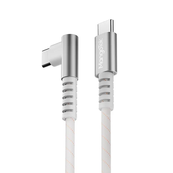 Кабель MangoTek MCC10E USB-C - USB-C 240W 1,5м (Silver)
