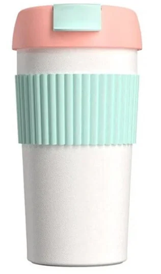 Термокружка Xiaomi Kiss Kiss Fish Rainbow 490ml (S-U45C) Розовая
