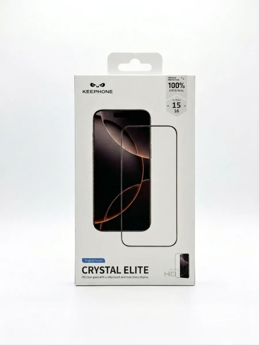 Защитное стекло Keephone Crystal Elite для iPhone 15/16