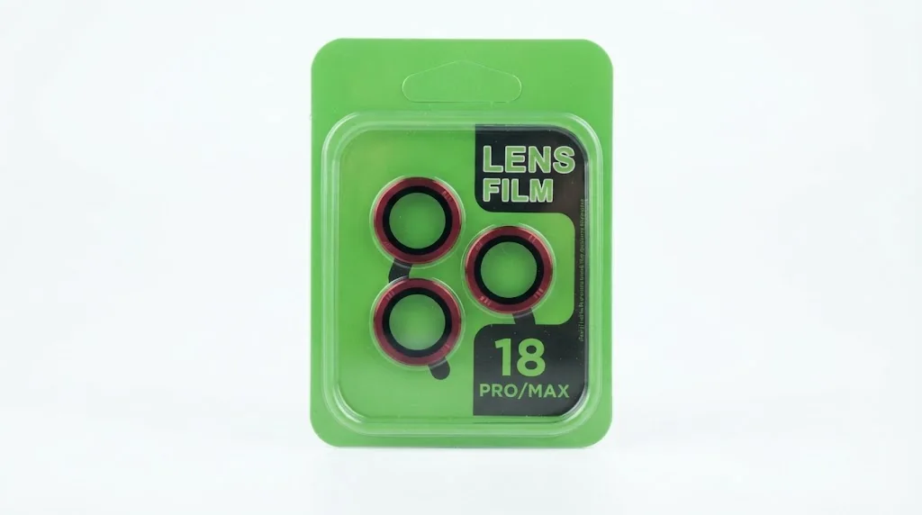 Защитные линзы на камеру Lens Film 18 Pro / 18 Pro Max (Burgundy)