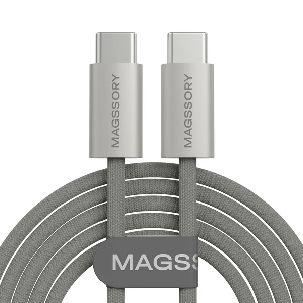 Кабель Magssory Line C 60W 2.4m USB-C Cable (титан)