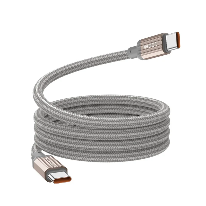 Кабель магнитный Keephone Magcoil 100W USB-C - USB-C 1м (Titan)