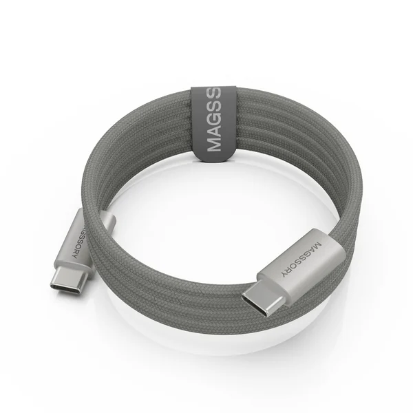 Кабель Magssory Line C 60W 2.4m USB-C Cable (титан)