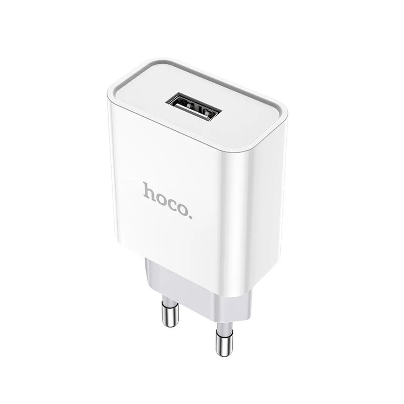 Адаптер Hoco C81A USB-A 10W (White)