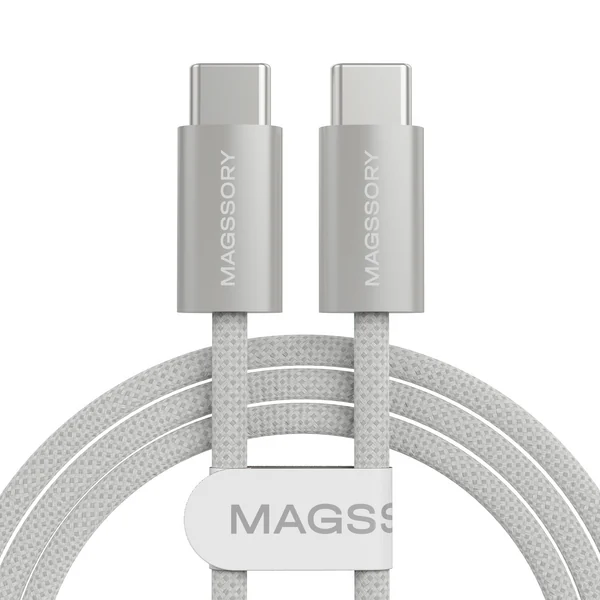 Кабель Magssory Line C 60W USB-C, 1,5 м (белый)