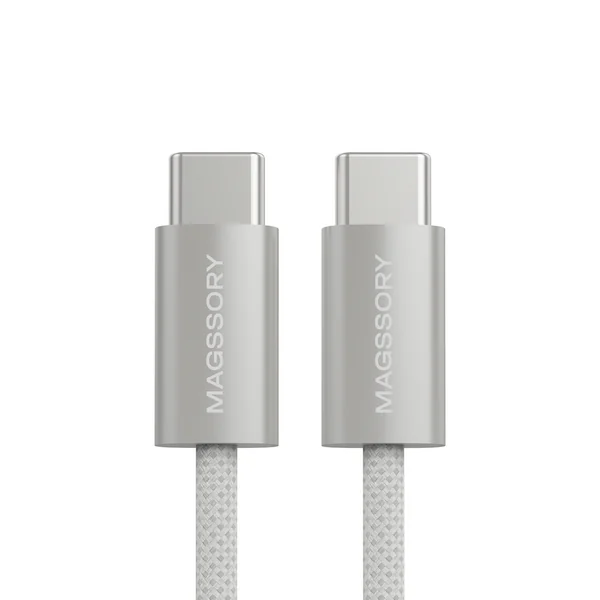 Кабель Magssory Line C 60W USB-C, 1,5 м (белый)