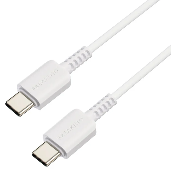 Кабель Breaking Classic USB-C - UCB-C 60W, 1m, белый