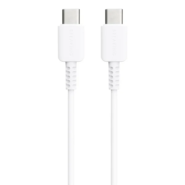 Кабель Breaking Classic USB-C - UCB-C 60W, 1m, белый