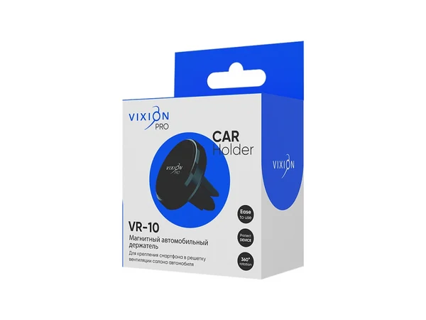 Автомобильный держатель Vixion VR-10 магнитный на дефлектор (Black)