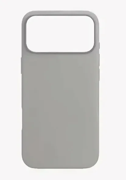 Чехол Silicone Case 17 Pro Max серый (без лого)
