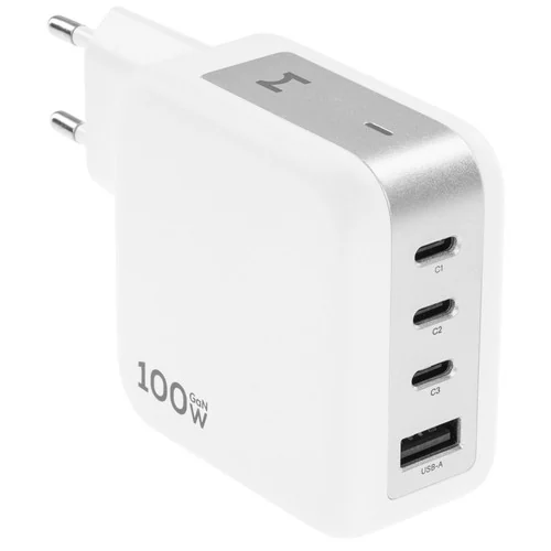 Адаптер Magssory Pulse GaN 2xUSB-C + USB-A 100W (White)