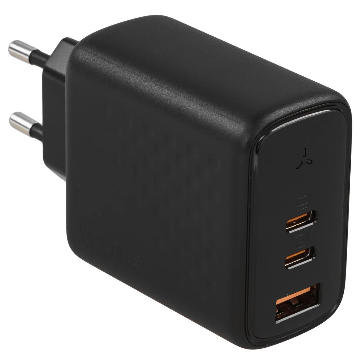 Адаптер VOLTME Revo 67CCA GaN 2xUSB-C + USB-A 67W (Black)
