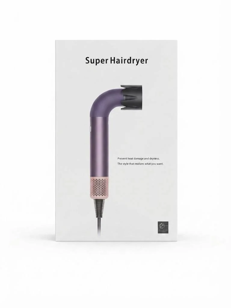 Фен HairDryer HD18, фиолетовый