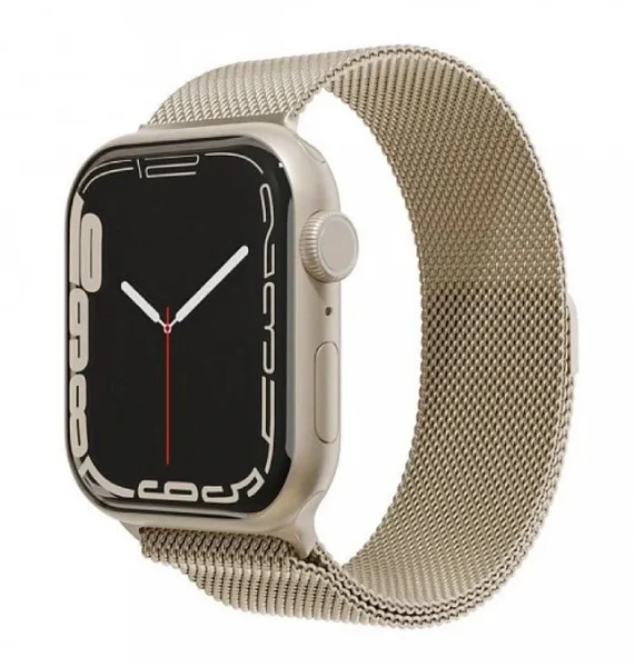 Ремешок миланская петля  для Apple Watch 42/44/45/49 золотой