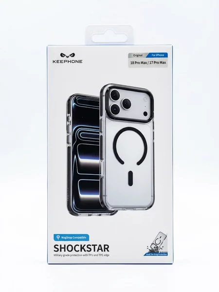 Защитный чехол Keephone ShockStar с Magsafe для 17 Pro Max / 18 Pro Max (Черный)