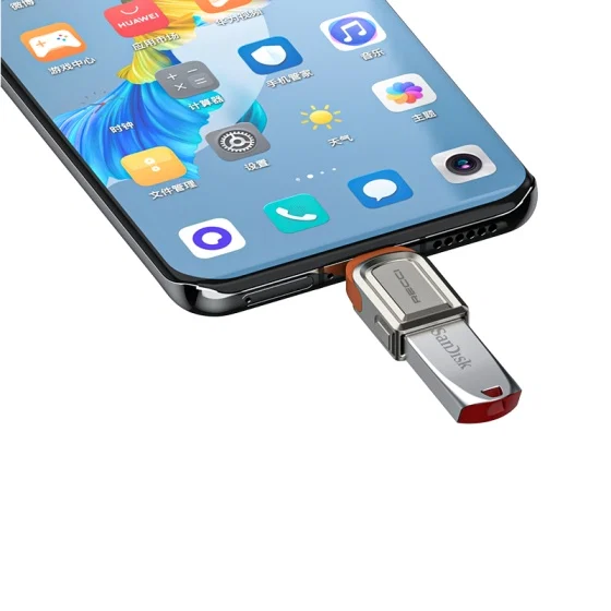 Переходник Recci RDS-A16C USB-C - USB-A (Orange)