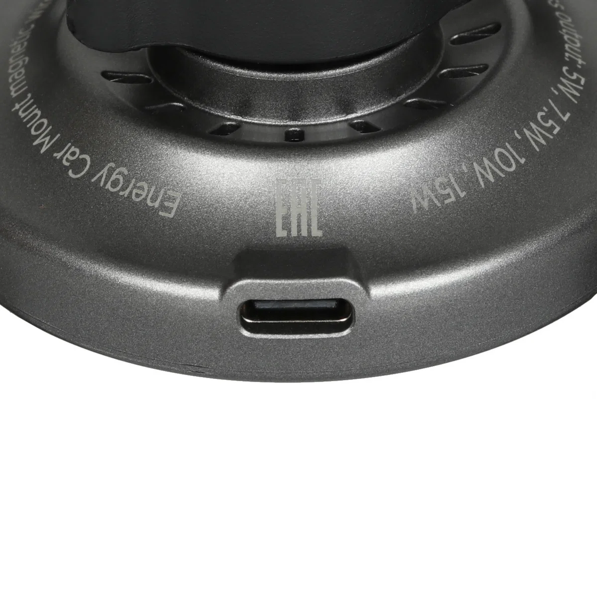 Автомобильный держатель VLP Energy Car Mount MagSafe с беспроводной зарядкой (Black)