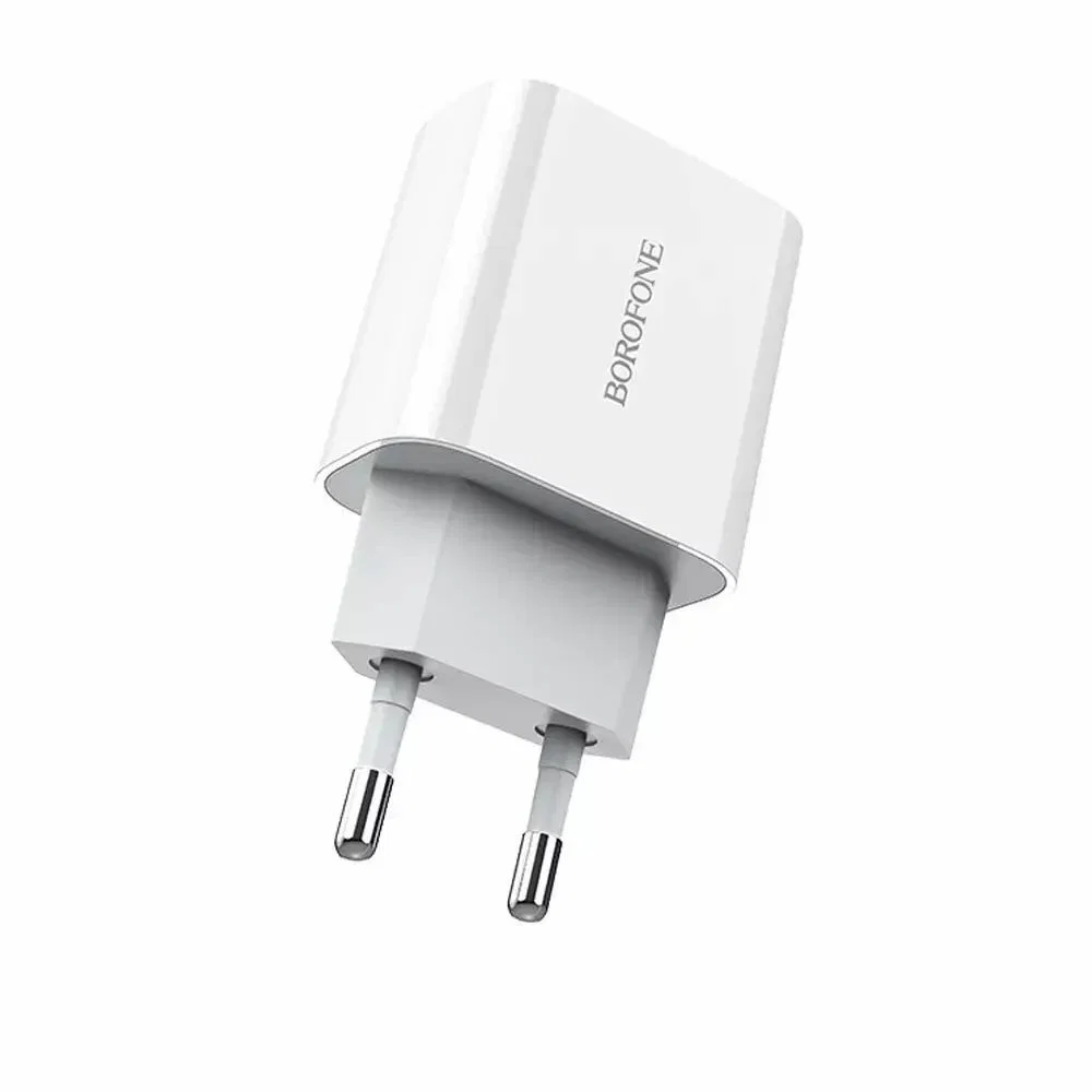 Адаптер Borofone BA38A USB-A + USB-C 20W (White)