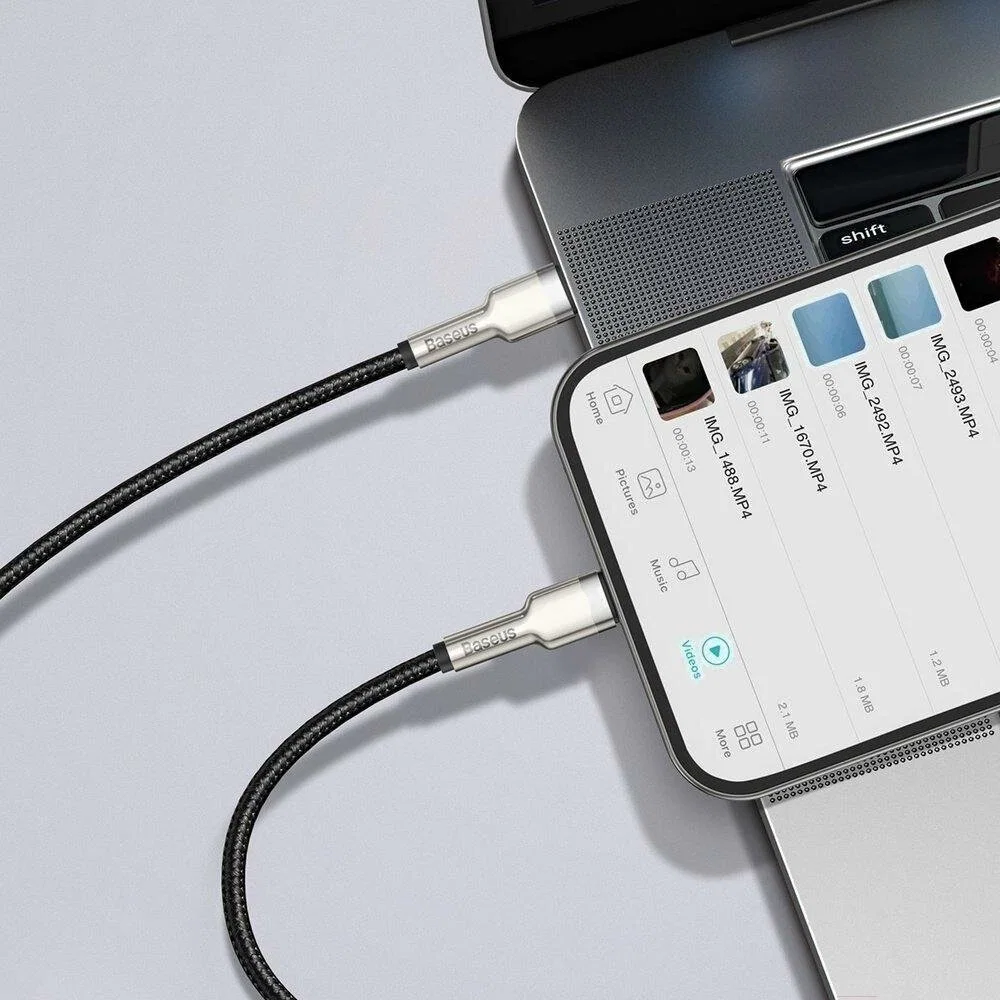 Кабель Baseus Cafule Data Cable USB-C to Lightning 20W
