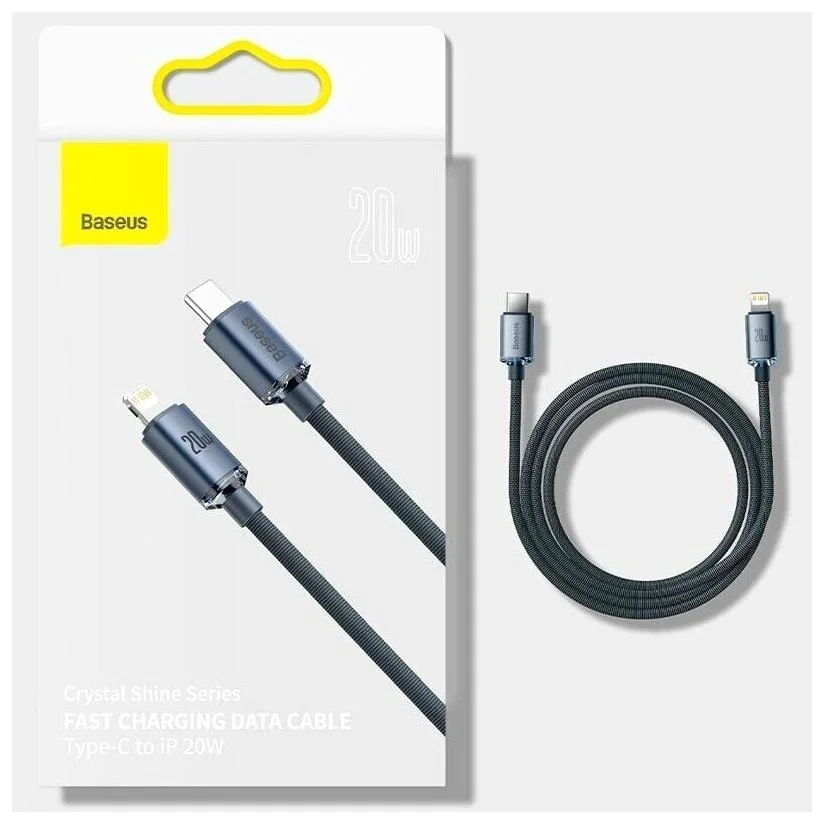 Кабель Baseus Crystal USB-C - Lightning (1m)
