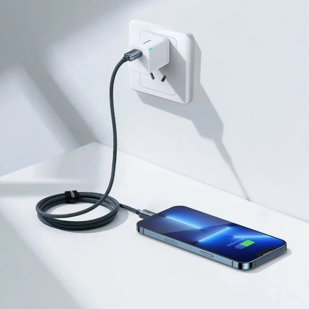 Кабель Baseus Crystal USB-C - Lightning (1m)