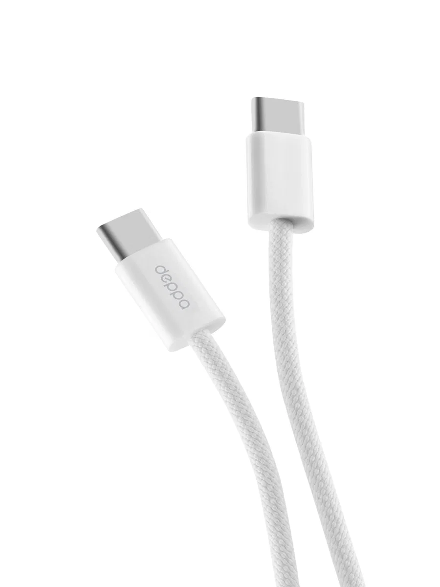 Кабель Deppa USB-C - USB-C 60W (1m)