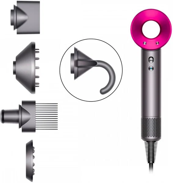 Фен Dyson Supersonic (фуксия)