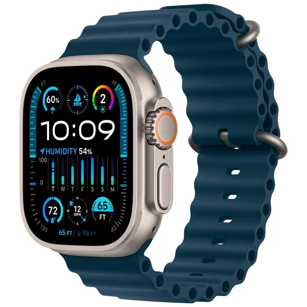 Apple Watch Ultra 2 2024 49mm Titanium Blue Ocean Band