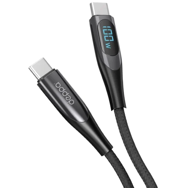 Кабель Deppa USB-C - USB-C 100W (1.5m)