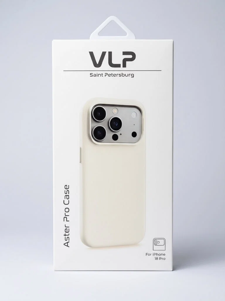 Чехол VLP Aster Pro Case с MagSafe для iPhone 17 Pro /18 Pro (Белый)