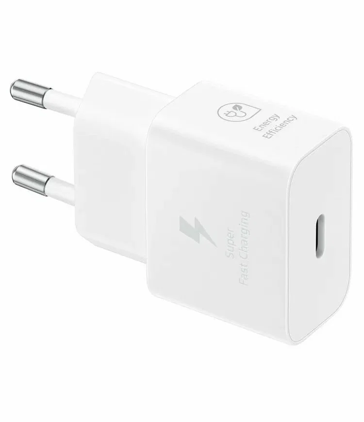 Адаптер Samsung USB-C 25W с кабелем USB-C 1m (White)