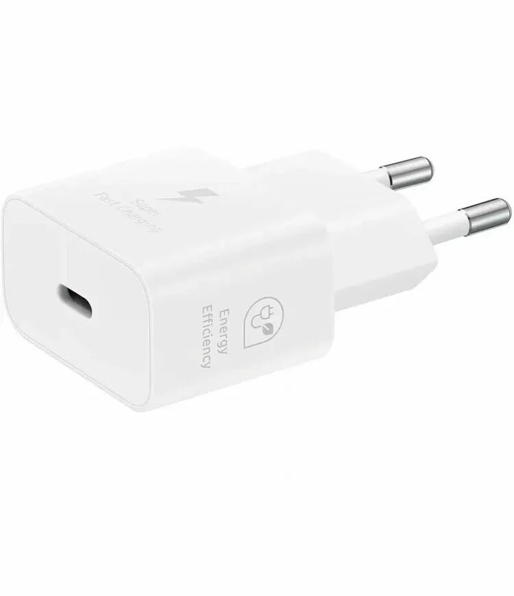 Адаптер Samsung USB-C 25W с кабелем USB-C 1m (White)