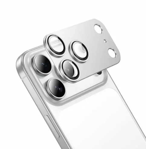 Защитное стекло для блока камеры Karerte iPhone 17 Pro Silver