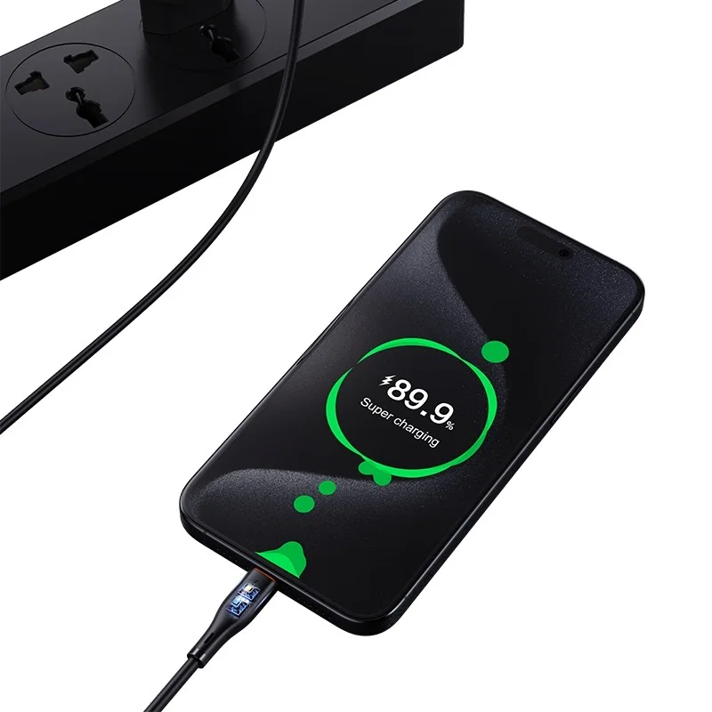 Кабель Keephone Liquid Silicone 60W USB-С - USB-C 1m (Black)