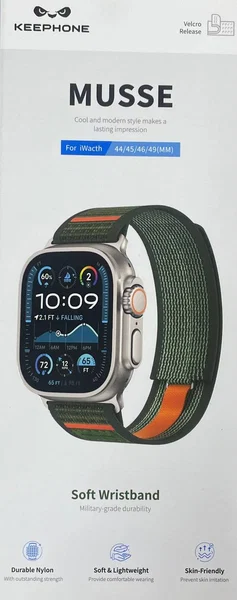 Ремешок нейлоновый для AW Keephone Musse 44/49 Dark Green
