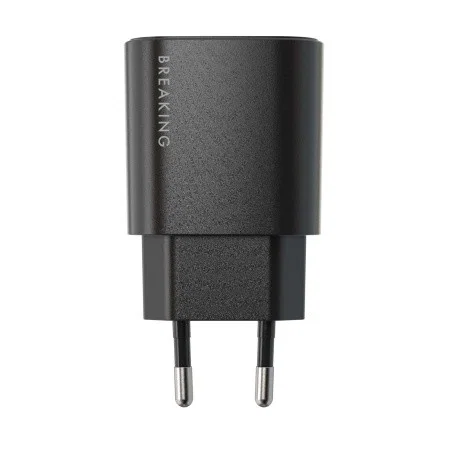 Адаптер Breaking P-07 USB-C 25W с кабелем Lightning 1m (Black)