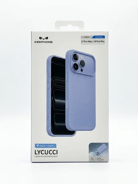 Защитный чехол Keephone Lycucci с Magsafe для 17 Pro Max / 18 Pro Max (Голубой)